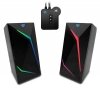 Media-Tech Głośniki COBRA PRO URION 2.0 MT3172 Gamingowe/Line-in/Bluetooth 5.0/RGB/Moduł sterujący/Jack 3,5/USB/RMS 8W/PMPO 320W